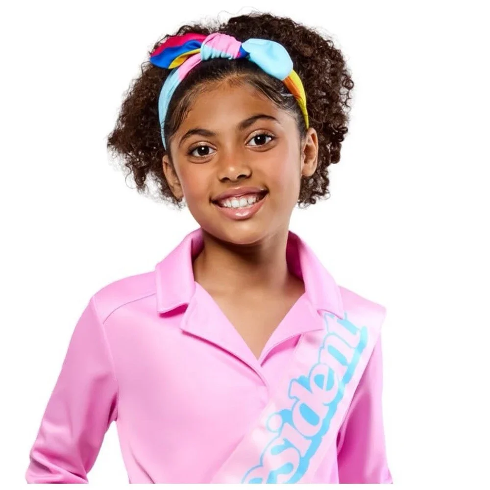 President Barbie the Movie Child Costume Size Small (ages 5-7)  Jumpsuit + xtras